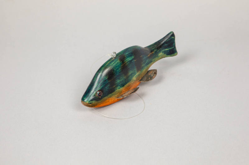 Ross Allen, “Bluegill Decoy”, Lac Du Flambeau, Wisconsin, United States, 1984, Wood, paint, met…