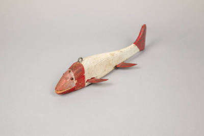 Artist unidentified, “Perch Decoy”, Minnesota, 1900–1950, Wood, paint, metal, 1 7/8 × 8 1/4 × 3…