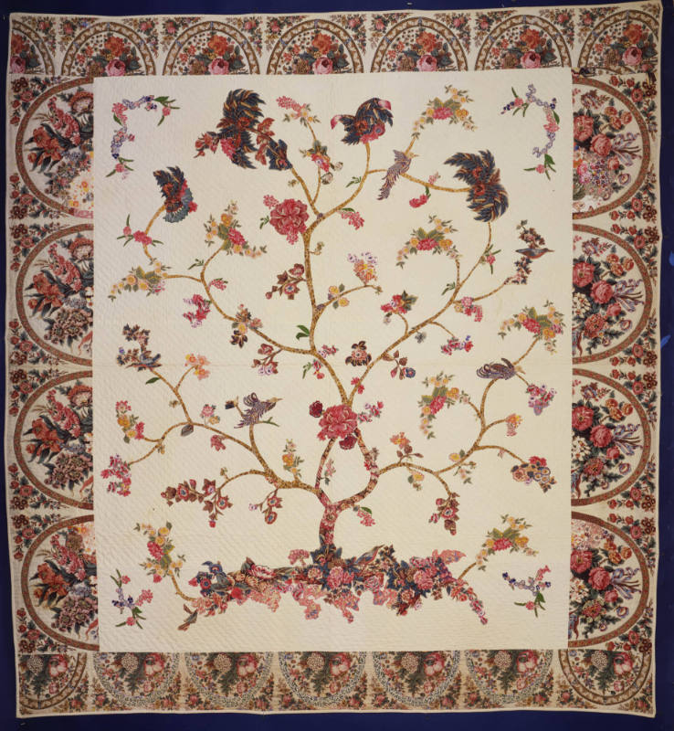 Tree of Life Cut-out Chintz Quilt
Artist unidentified; initialed "GMR"
Photographer unidentif…