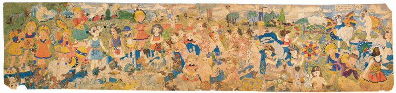 Untitled ("We will slam them with our wings") (double-sided)
Henry Darger
Photo by James Prin…