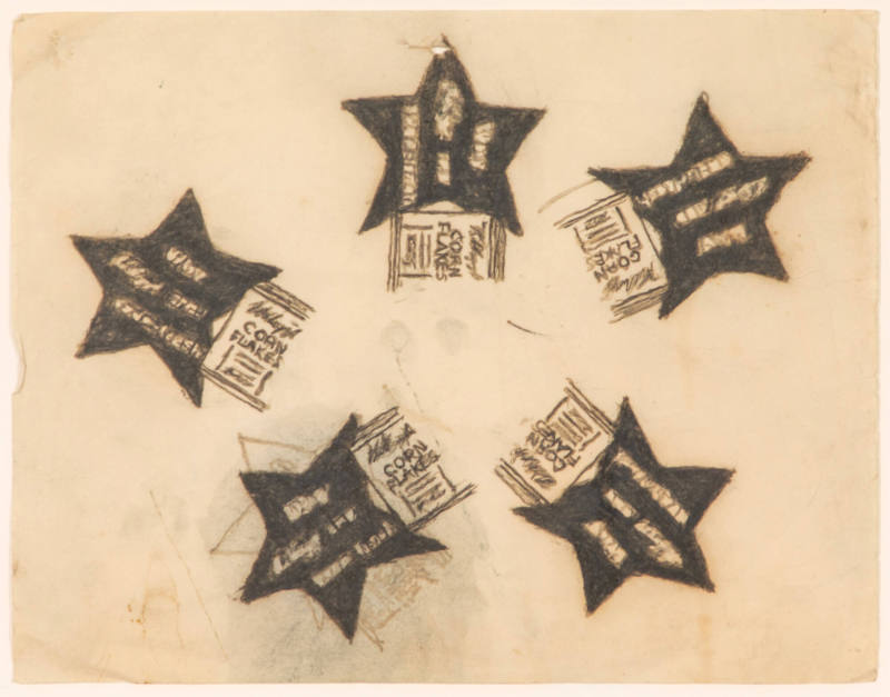 James Castle, “Untitled”, Boise, Idaho, United States, 1931–1977, Soot on paper (double-sided),…