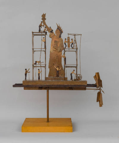 James Leonard ((b. 1949)), “Statue of Liberty Being Repaired,” New York, New York, United State…