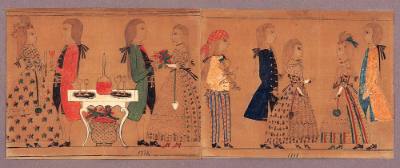 Artist unidentified, “The Prodigal Son Reveling with Harlots”, Probably Connecticut, United Sta…