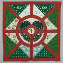 Mitsuyo Aiba, “Samplers in My Garden”, New York, New York, United States, 1991, Cotton, 71 x 71…