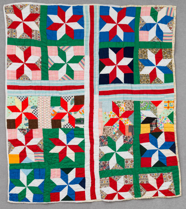 Lucinda Toomer, “Le Moyne Star Variation Quilt”, Macon, Georgia, United States, 1981, Cotton an…