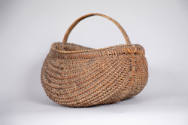 Artist unidentified, “Egg Basket”, United States, Probably 19th century, Wood splints, nails, 1…