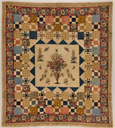 Hewson-Center Quilt with Multiple Borders
Artist unidentified; center block printed by John He…