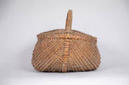 Artist unidentified, “Egg Basket”, United States, Probably 19th century, Wood splints, nails, 1…