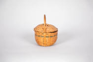  Inez May Thurston, “Covered Basket”, Possibly New England, United States, Possibly early 20th …