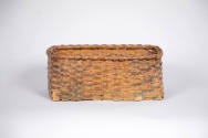 Artist unidentified, “Rectangular Basket”, United States, 19th century, Wood splints, 4 1/2 x 1…