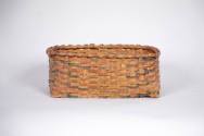 Artist unidentified, “Rectangular Basket”, United States, 19th century, Wood splints, 4 1/2 x 1…