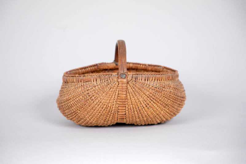 Artist unidentified, “Splint Basket with Handle”, United States, 19th century, Wood splints, na…