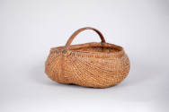 Artist unidentified, “Splint Basket with Handle”, United States, 19th century, Wood splints, na…