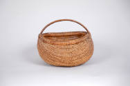 Artist unidentified, “Splint Basket with Handle”, United States, 19th century, Wood splints, na…