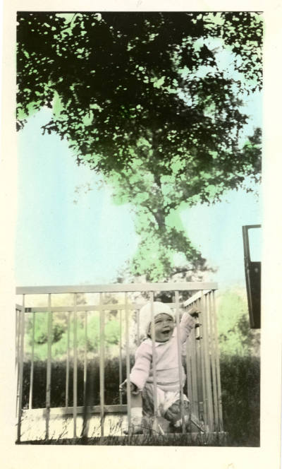 Photographer unidentified, “Untitled [Baby in a crib]”, United States, Early to mid-20th centur…