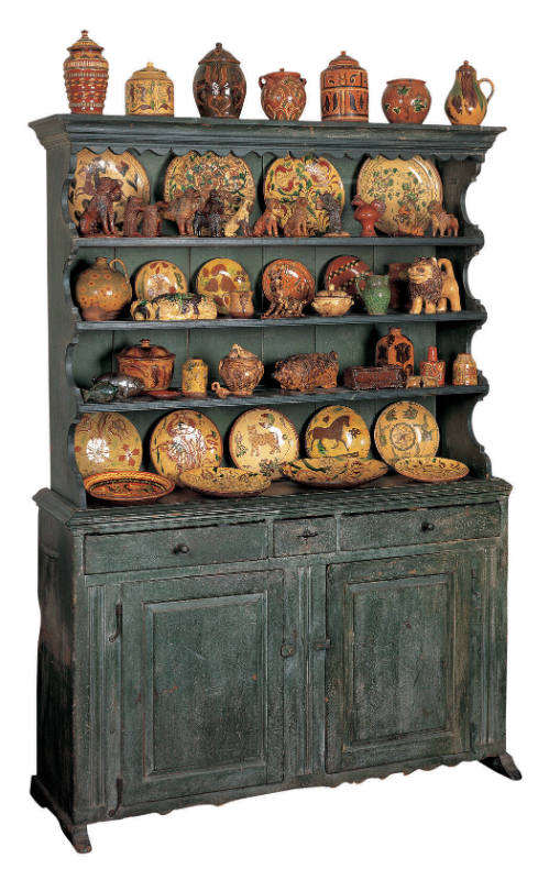 Open Cupboard or Dresser
Artist unidentified
Photo © 2000 John Bigelow Taylor