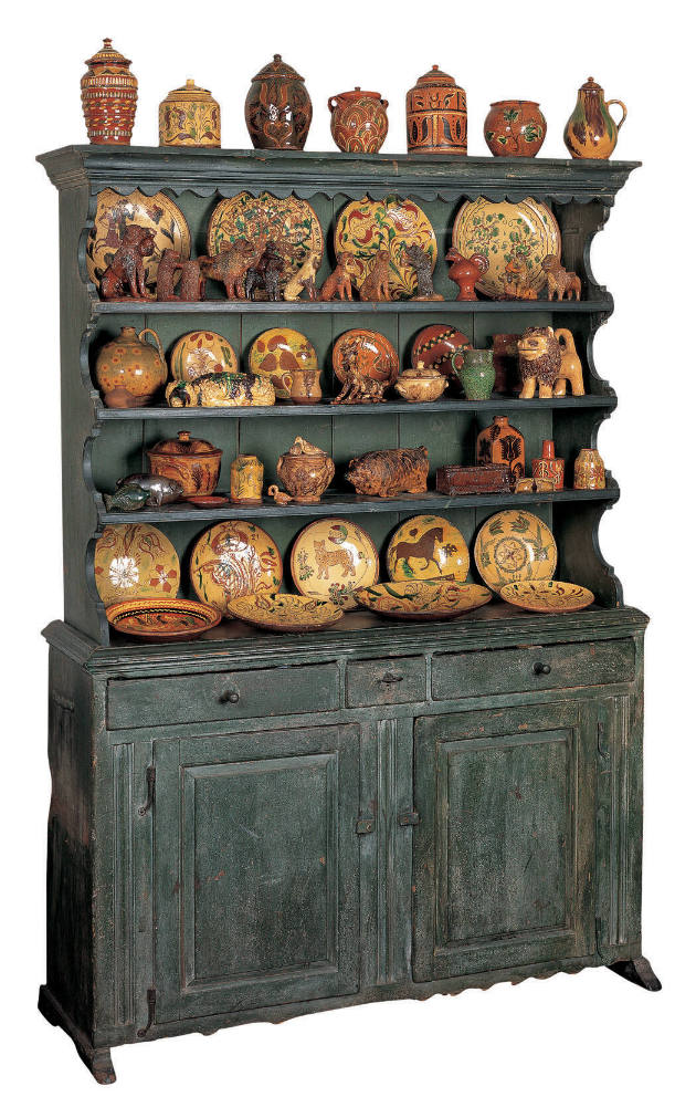 Open Cupboard or Dresser
Artist unidentified
Photo © 2000 John Bigelow Taylor