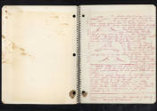 Melvin Edward Nelson, “Notebook (“Filler Book”)”, Colton, Oregon, 1961, Ballpoint pen, pencil, …