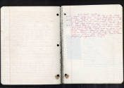 Melvin Edward Nelson, “Notebook (“Filler Book”)”, Colton, Oregon, 1961, Ballpoint pen, pencil, …