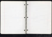 Melvin Edward Nelson, “Notebook (“Filler Book”)”, Colton, Oregon, 1961, Ballpoint pen, pencil, …