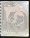 William A. Hall, (1943–2019), “Frankenstein Sequel (second sketchbook, aka Protége)”, Los Angel…