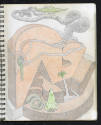 William A. Hall, (1943–2019), “Frankenstein Sequel (second sketchbook, aka Protége)”, Los Angel…