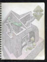 William A. Hall, (1943–2019), “Frankenstein Sequel (second sketchbook, aka Protége)”, Los Angel…