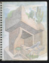 William A. Hall, (1943–2019), “Frankenstein Sequel (second sketchbook, aka Protége)”, Los Angel…