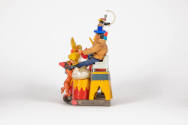 John Foxell, “Untitled”, Staten Island, New York, United States, n.d., Stone, paint on wood, pl…