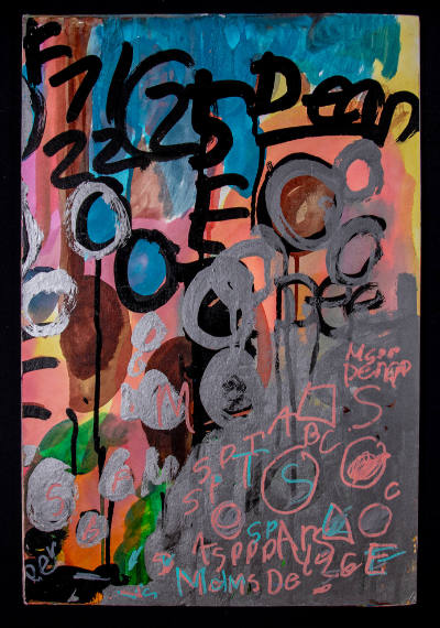 Deanna Poppenger, “Untitled (Book)” Westland, Michigan, United States, 2024, Watercolor, acryli…