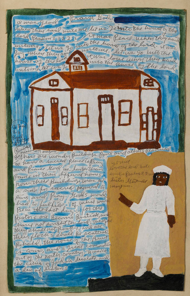House of Worship
Sister Gertrude Morgan, 1900-1980
Photographed by Gavin Ashworth