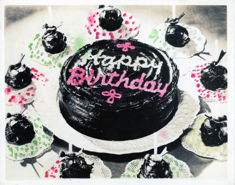 Photographer unidentified, “Untitled [Birthday cake]”, United States, Early to mid-20th century…
