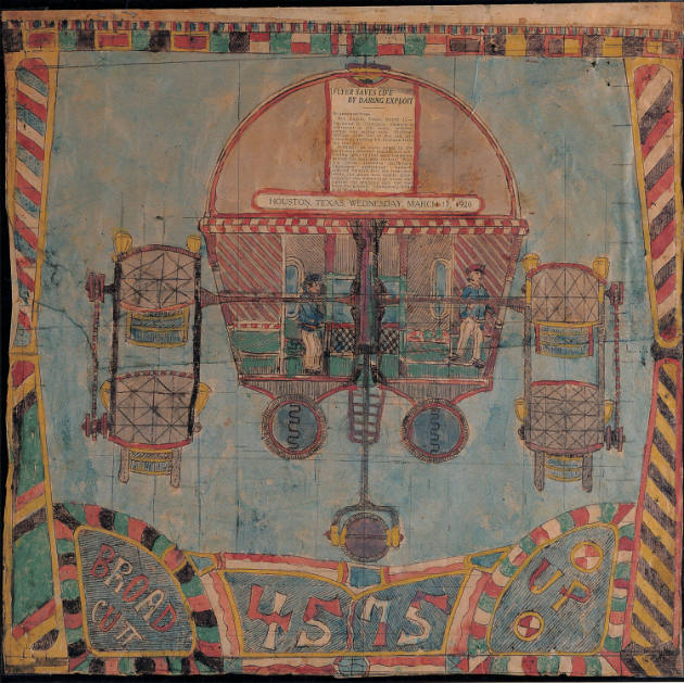 Flying Machines (4575: Broad Cutt) (double-sided)
Charles A. A. Dellschau 
Photographed by Ga…