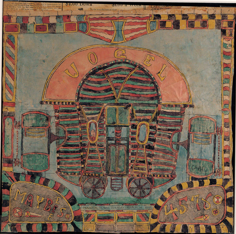 Charles A. A. Dellschau, “Flying Machines (4576: Vogel) (double-sided)”, Houston, Texas, United…
