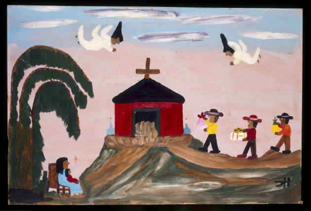 Baby Jesus and Three Wise Men
Clementine Hunter, 1886-1988
Photographed by Gavin Ashworth