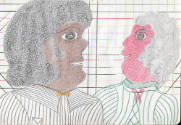 Inez Nathaniel Walker, “50-page Académie Sketchpad”, United States, 1976, Pencil, colored penci…
