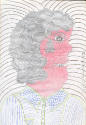 Inez Nathaniel Walker, “50-page Académie Sketchpad”, United States, 1976, Pencil, colored penci…