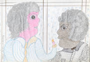 Inez Nathaniel Walker, “50-page Académie Sketchpad”, United States, 1976, Pencil, colored penci…