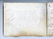 Jean-Daniel Allanche, “Untitled (61 pages, bound)”, Paris, France, 1989, Ballpoint pen and corr…