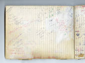 Jean-Daniel Allanche, “Untitled (61 pages, bound)”, Paris, France, 1989, Ballpoint pen and corr…