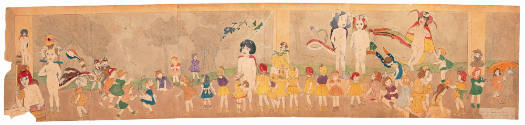 144 At Jennie Richee. Waiting for the blinding rain to stop. (double-sided)
Henry Darger
Phot…