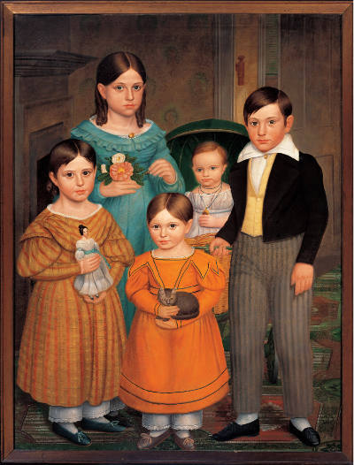 The Farwell Children
Attributed to Deacon Robert Peckham
Photo © 2000 John Bigelow Taylor