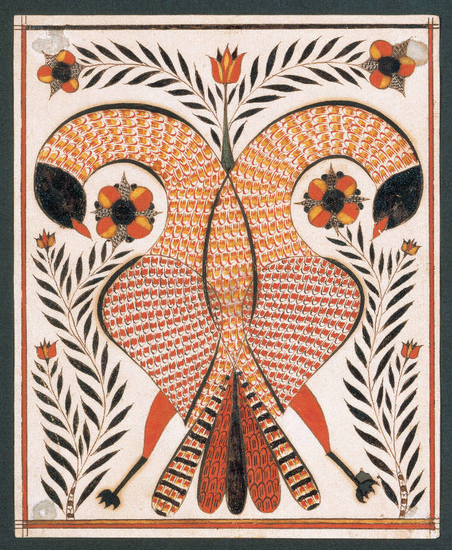 Presentation Fraktur of a Double Eagle
David Kulp
Photo courtesy Sotheby's, New York