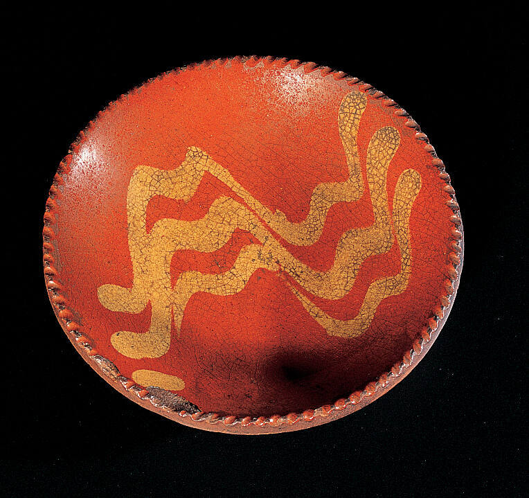 Miniature Slipware Plate
Artist unidentified
Photographed © 2000 John Bigelow Taylor