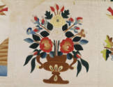 Baltimore-Style Album Quilt Top (detail)
Possibly Mary Heidenroder Simon
Photo by Gavin Ashwo…