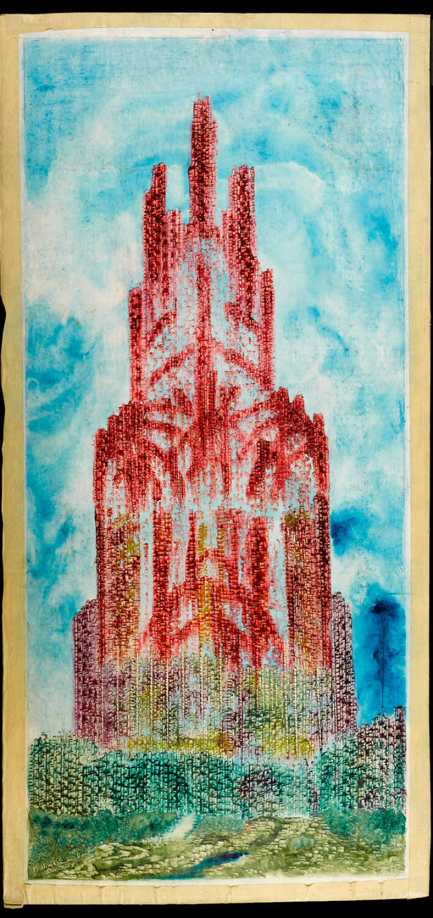 Untitled (#509)
Eugene Von Bruenchenhein, 1910-1983
Photographed by Gavin Ashworth