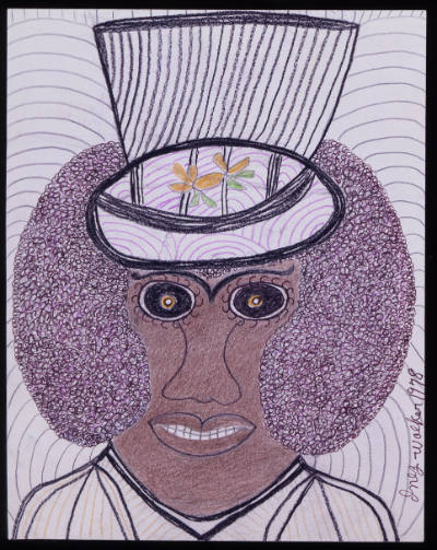 Portrait of a Woman with Afro and Hat
Inez Nathanial Walker (1911-1990)
Probably New York Sta…