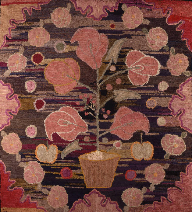Pot of Flowers Hooked Rug
Artist unidentified
Photo by Gavin Ashworth