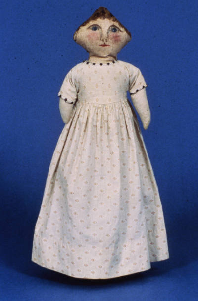 Artist unidentified, “Cloth Doll with Triangle Shaped Head”, Utah, United States, 19th century,…