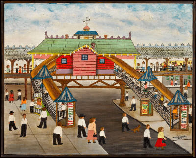 Ninth Avenue El
Vestie Davis, 1903-1978
New York City
1959
Oil on canvas
18 x 24"
Collect…